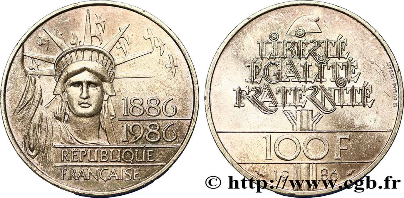 100 francs Liberté (Statue de la) 1986 F.454/2 AU52