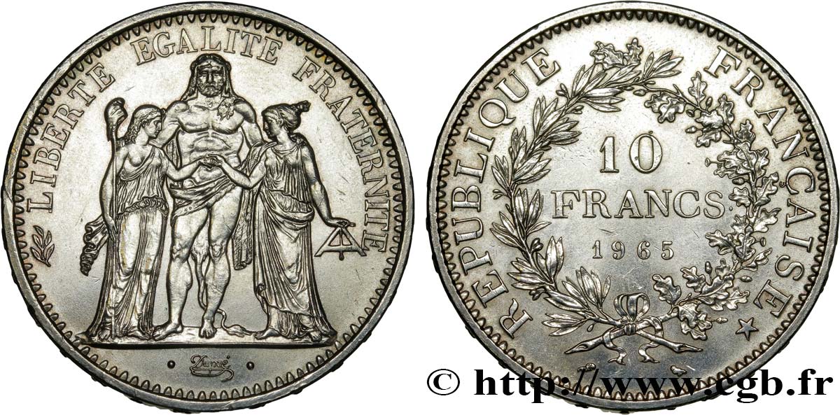 10 francs Hercule 1965 F.364/3 MBC