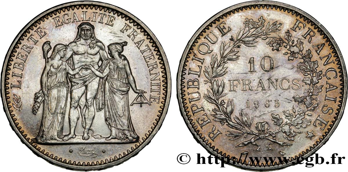10 francs Hercule 1965 F.364/3 SS
