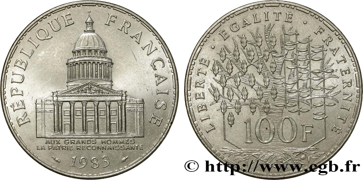 100 francs Panthéon 1983  F.451/3 EBC55 