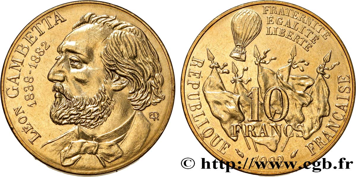 10 francs Gambetta 1982  F.366/2 VZ55 
