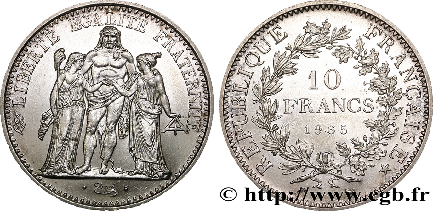 10 francs Hercule 1965  F.364/3 AU 