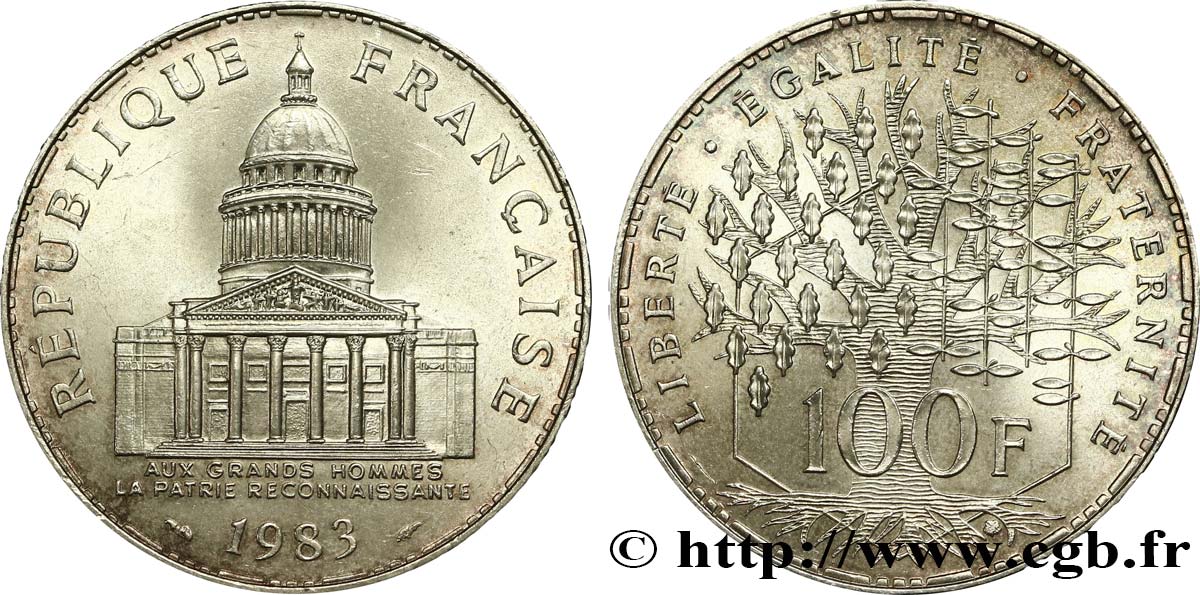 100 francs Panthéon 1983  F.451/3 SPL55 