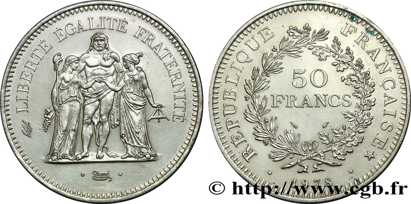 50 francs Hercule 1978  F.427/6 SUP 