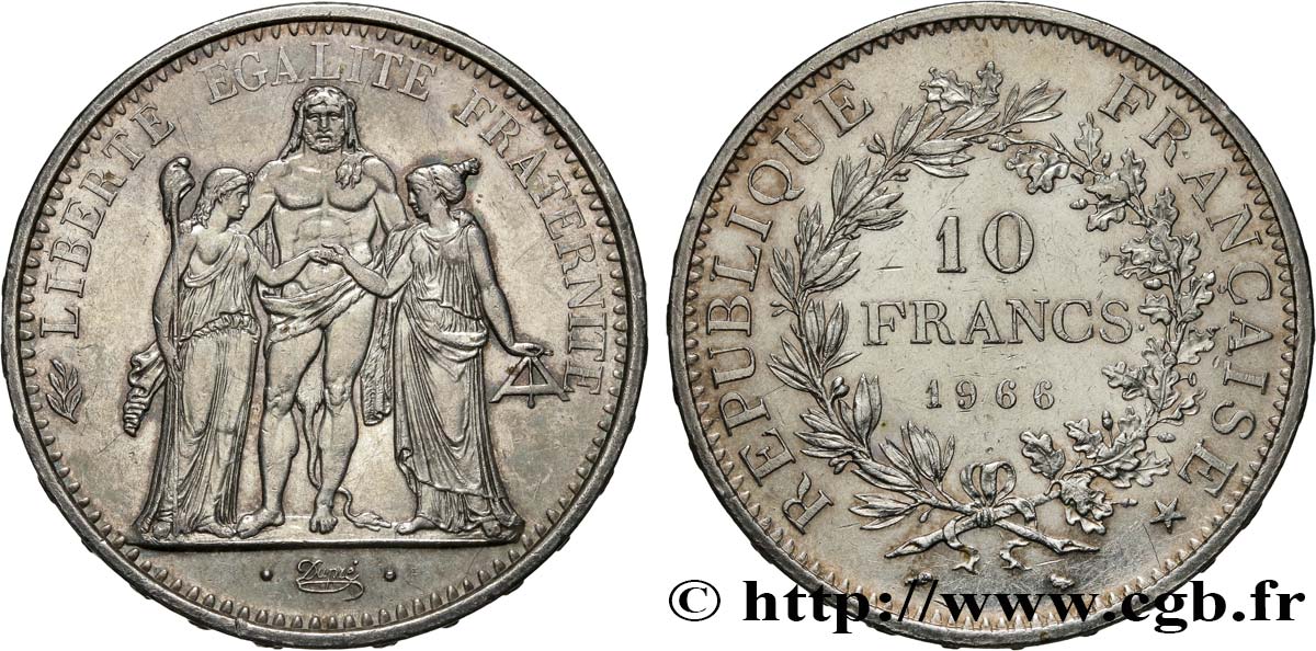 10 francs Hercule 1966  F.364/4 SS 