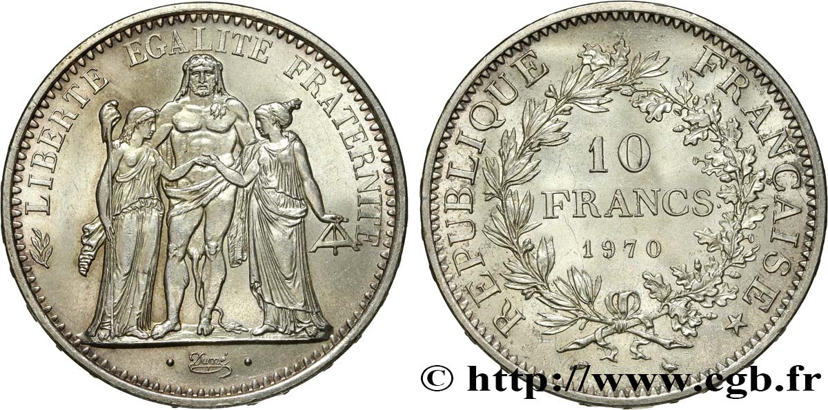 10 francs Hercule 1970  F.364/9 VZ 