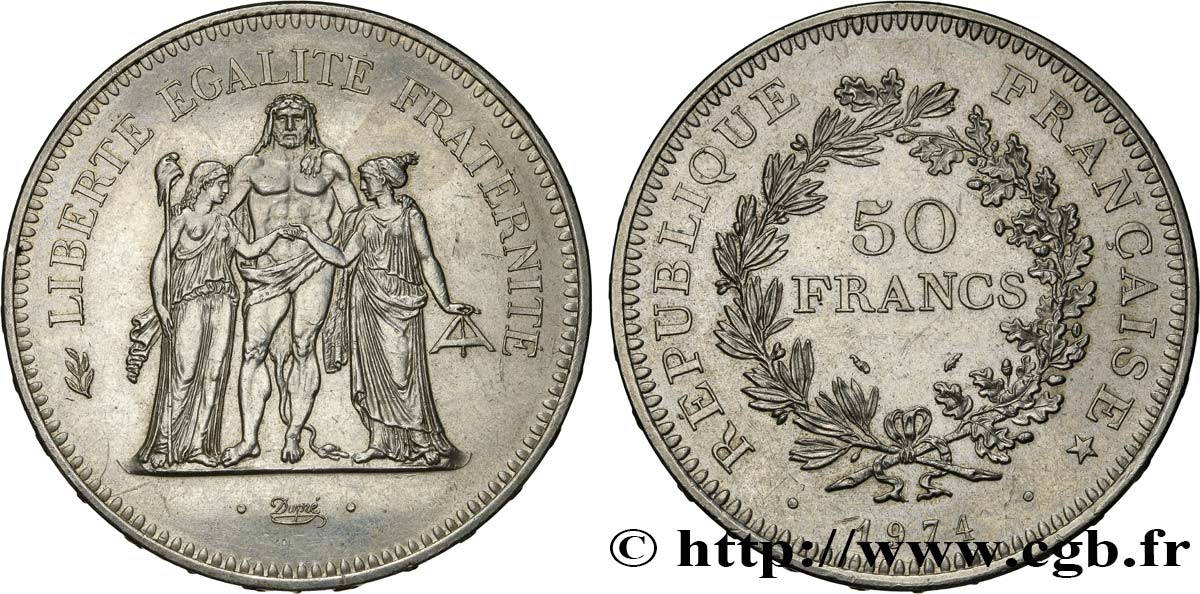 50 francs Hercule 1974  F.427/2 AU 