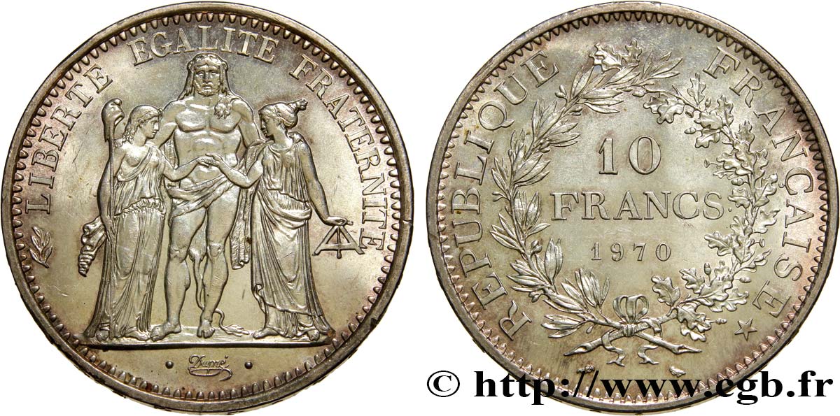 10 francs Hercule 1970  F.364/9 SUP 