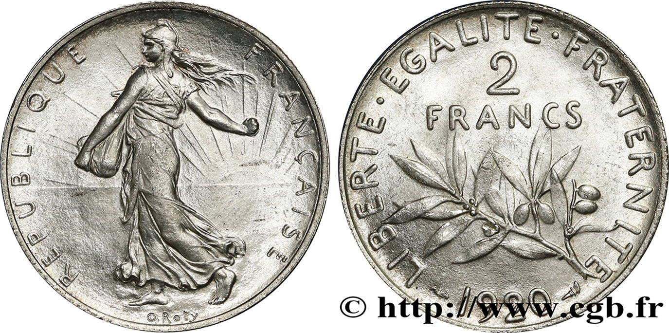 2 francs Semeuse 1920 F.266/22 SPL63
