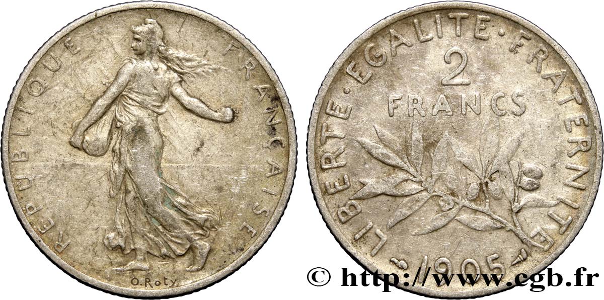 2 francs Semeuse 1905 F.266/9 S35