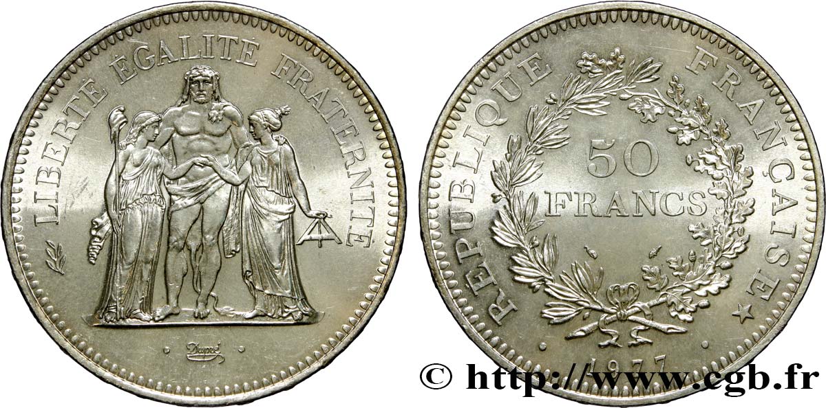 50 francs Hercule 1977 F.427/5 SPL