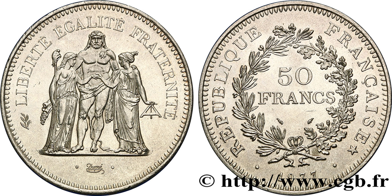 50 francs Hercule 1977 F.427/5 EBC