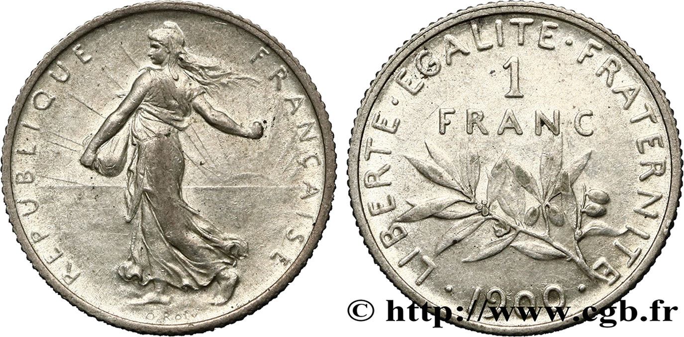 1 franc Semeuse 1900  F.217/4 XF45 