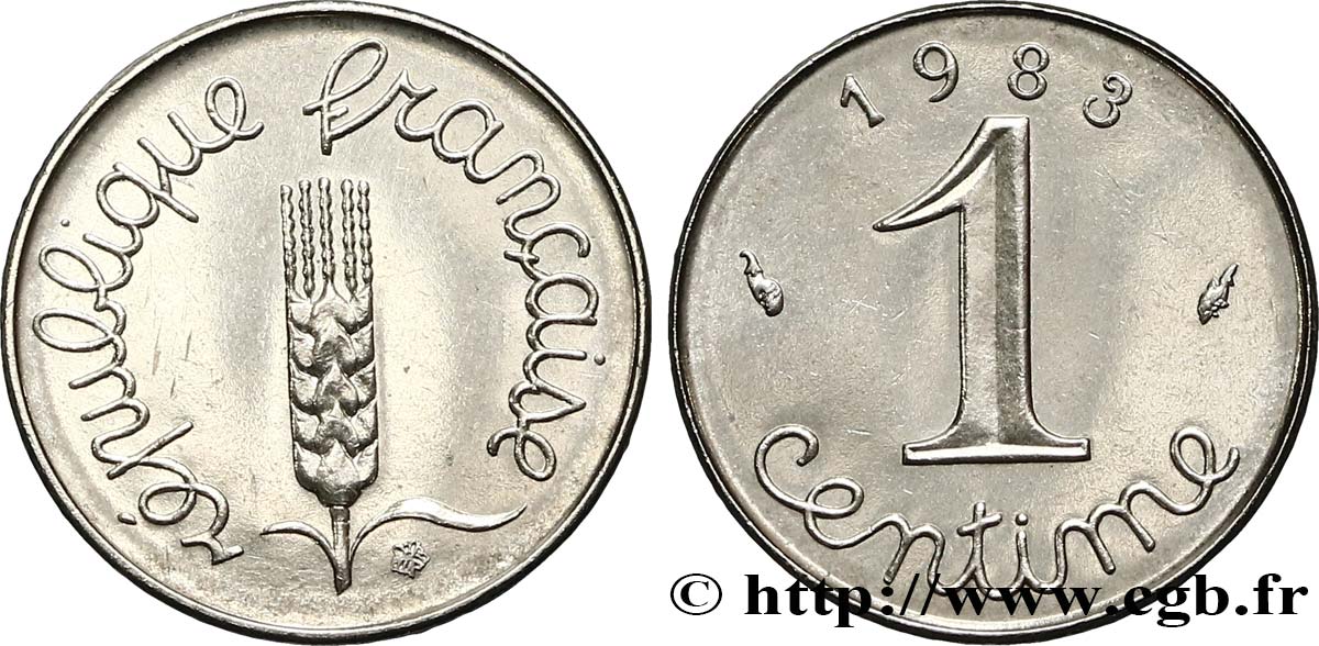1 centime Épi 1983 Pessac F.106/40 EBC60
