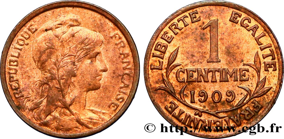 1 centime Daniel-Dupuis 1909 Paris F.105/11 SPL58