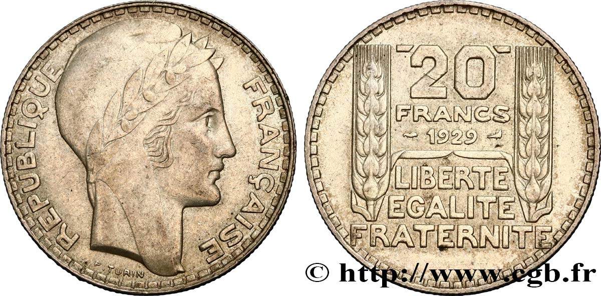 20 francs Turin 1929 F.400/2 BB45