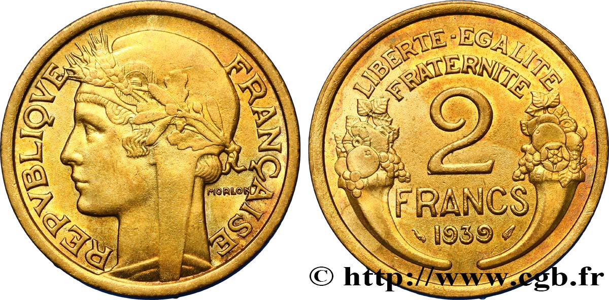 2 francs Morlon 1939 F.268/12 SUP62