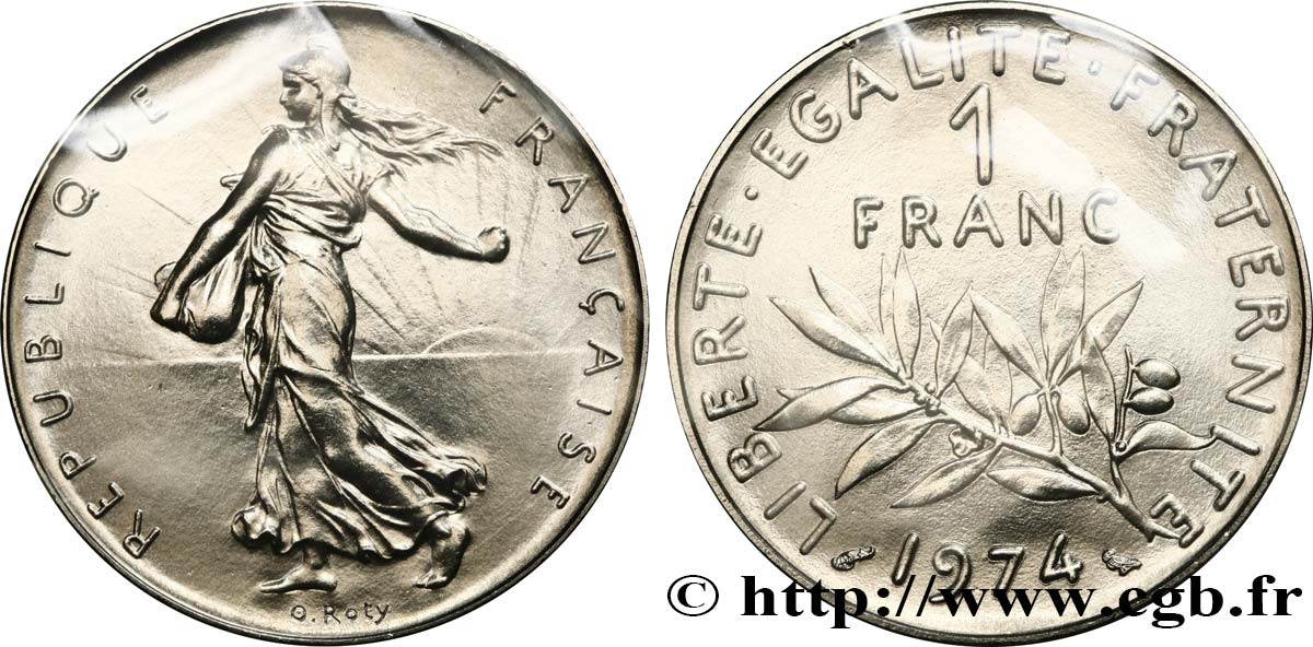 1 franc Semeuse, nickel 1974 Pessac F.226/19 FDC68 