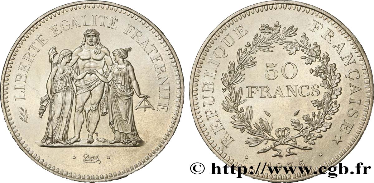 50 francs Hercule 1975  F.427/3 TTB 