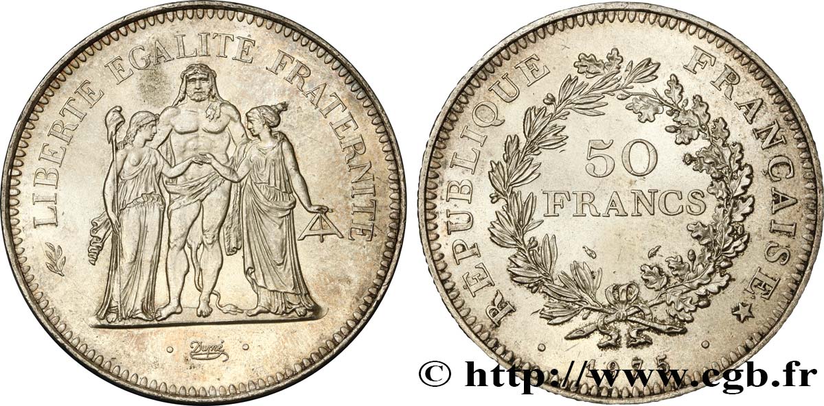 50 francs Hercule 1975 F.427/3 XF