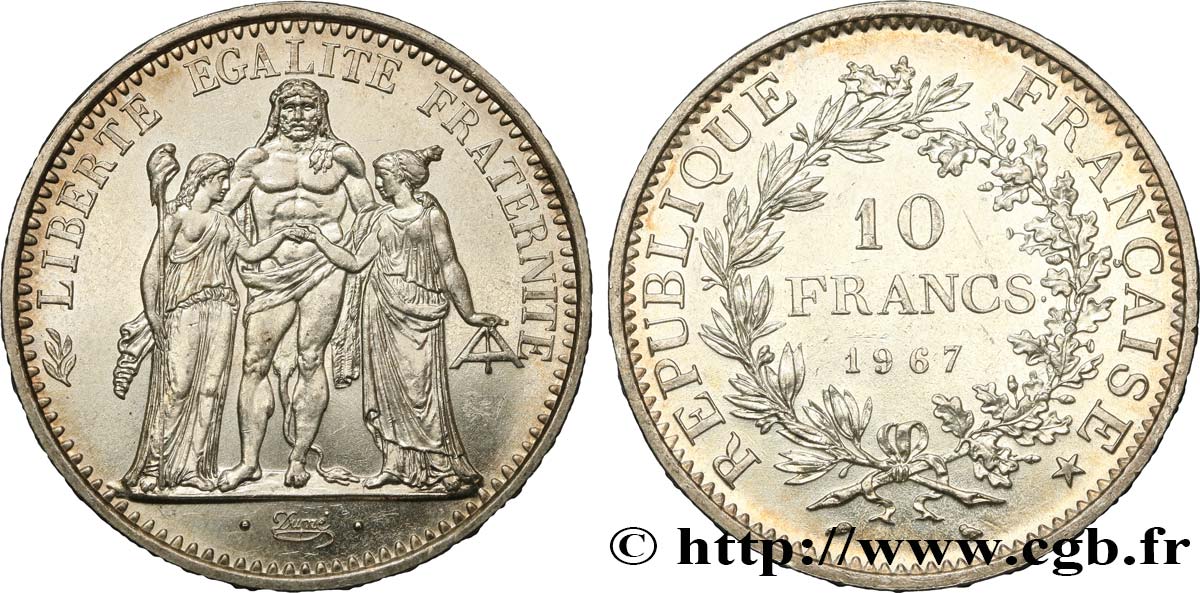 10 francs Hercule 1967  F.364/5 AU 