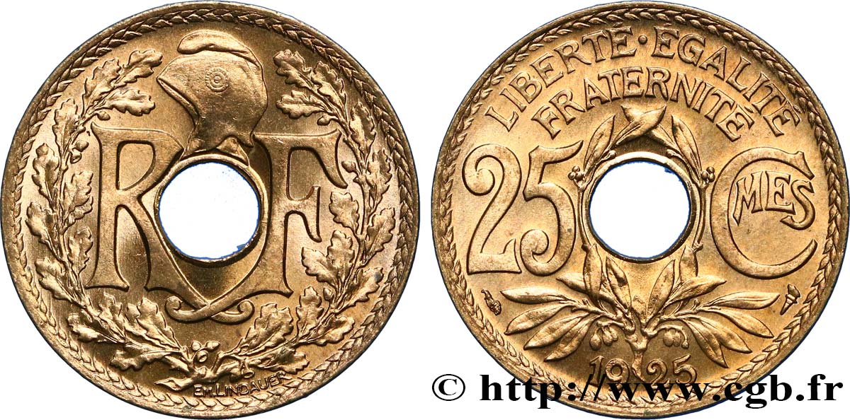 25 centimes Lindauer 1925  F.171/9 FDC65 