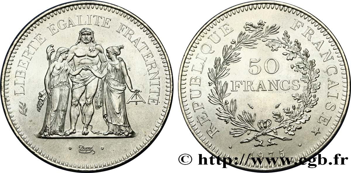 50 francs Hercule 1975  F.427/3 SC64 