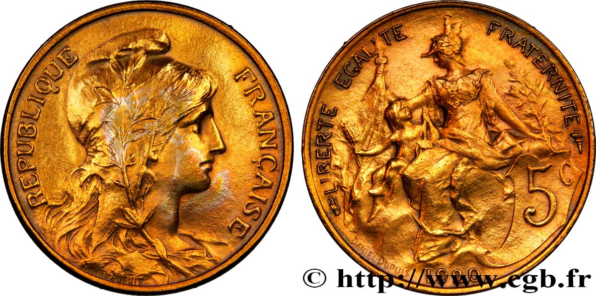 5 centimes Daniel-Dupuis 1920  F.119/31 AU 