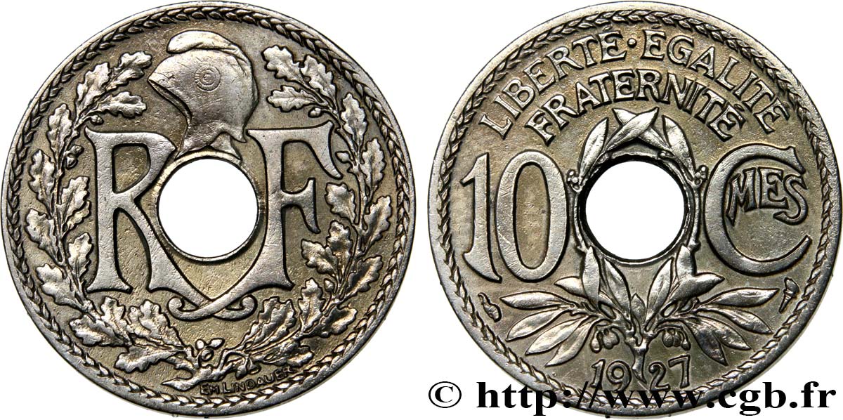 10 centimes Lindauer 1927  F.138/14 AU55 