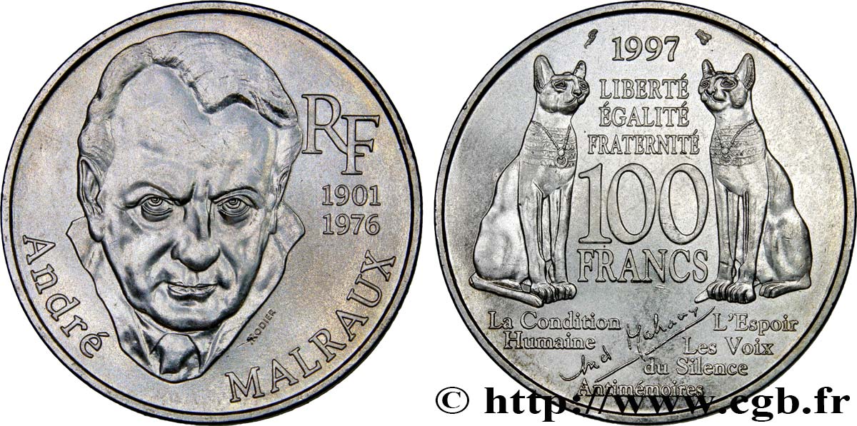 100 francs Malraux 1997  F.465/2 SUP60 