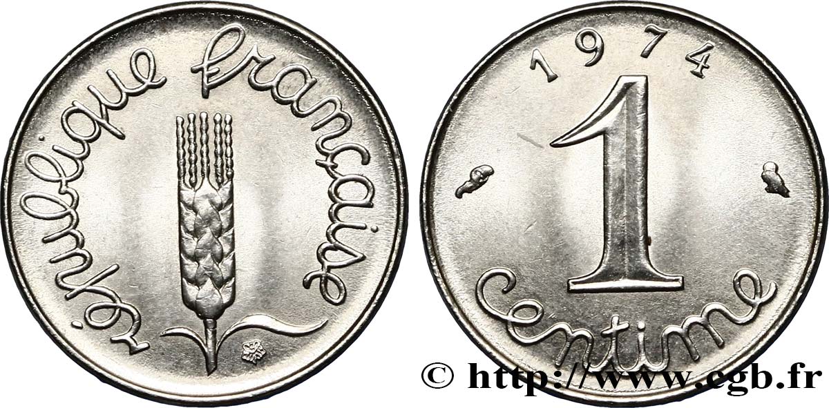 1 centime Épi 1974 Pessac F.106/25 SPL63