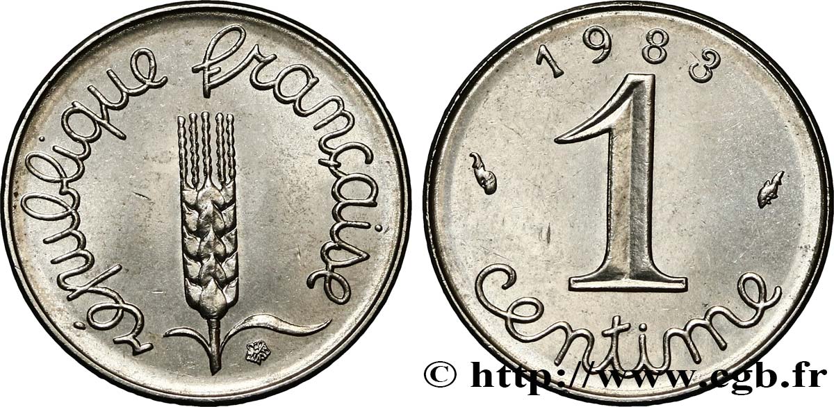 1 centime Épi 1983 Pessac F.106/40 SPL63