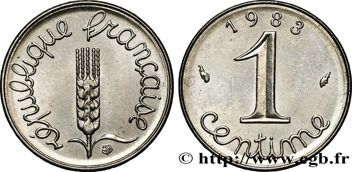 1 centime Épi 1983 Pessac F.106/40 MS62
