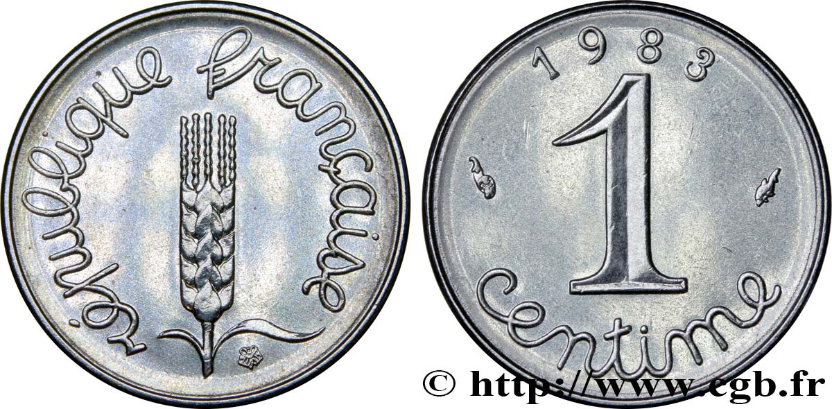 1 centime Épi 1983 Pessac F.106/40 SPL63