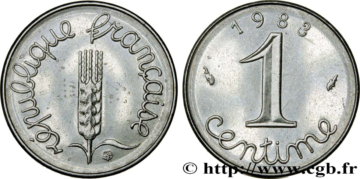 1 centime Épi 1983 Pessac F.106/40 fST63