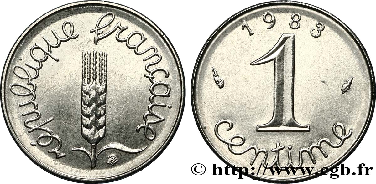 1 centime Épi 1983 Pessac F.106/40 SUP62