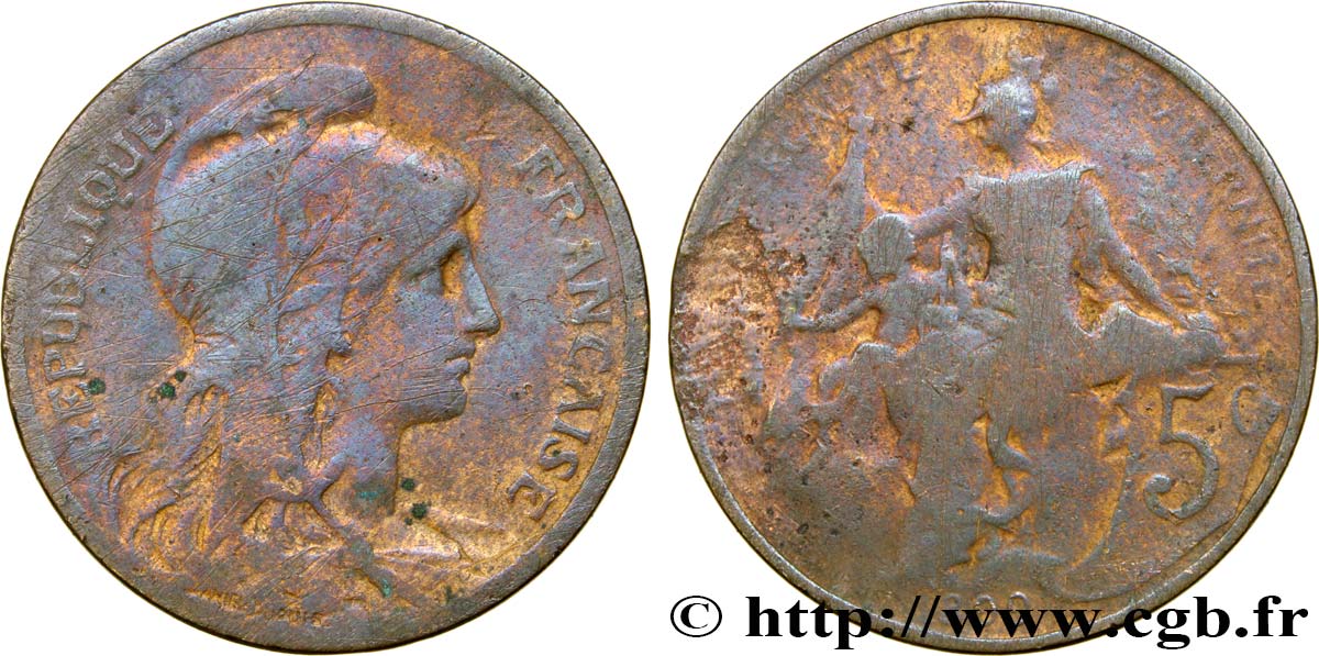5 centimes Daniel-Dupuis 1899  F.119/7 F15 