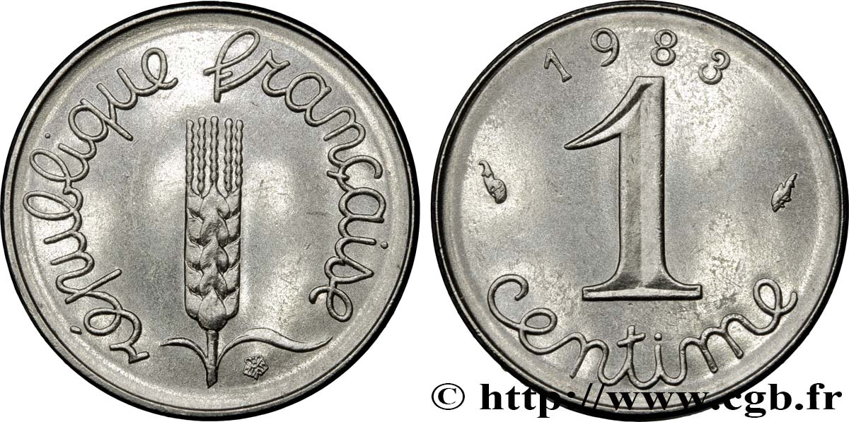 1 centime Épi 1983 Pessac F.106/40 MS62