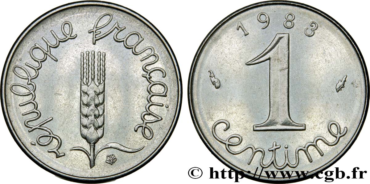 1 centime Épi 1983 Pessac F.106/40 SPL63