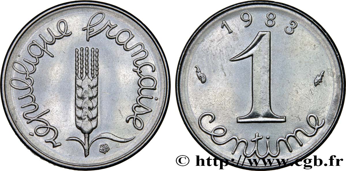 1 centime Épi 1983 Pessac F.106/40 SC63