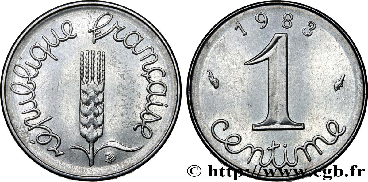 1 centime Épi 1983 Pessac F.106/40 SPL63