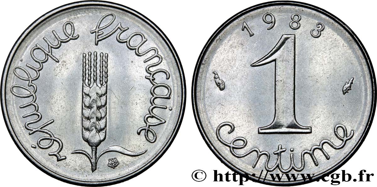 1 centime Épi 1983 Pessac F.106/40 SPL63