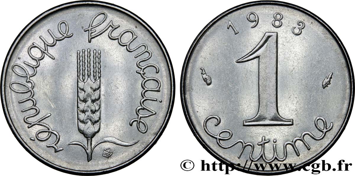 1 centime Épi 1983 Pessac F.106/40 SC63