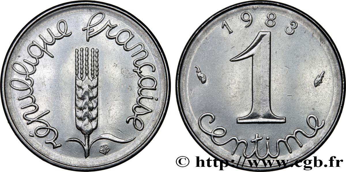 1 centime Épi 1983 Pessac F.106/40 SPL63