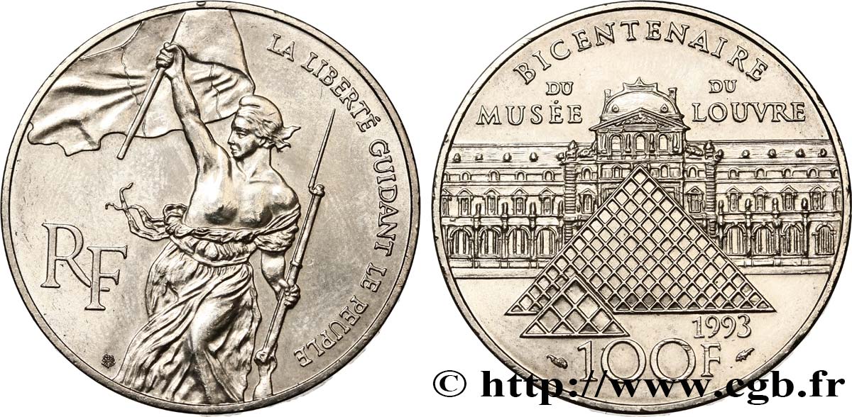100 francs Liberté guidant le peuple 1993 F.461/2 AU