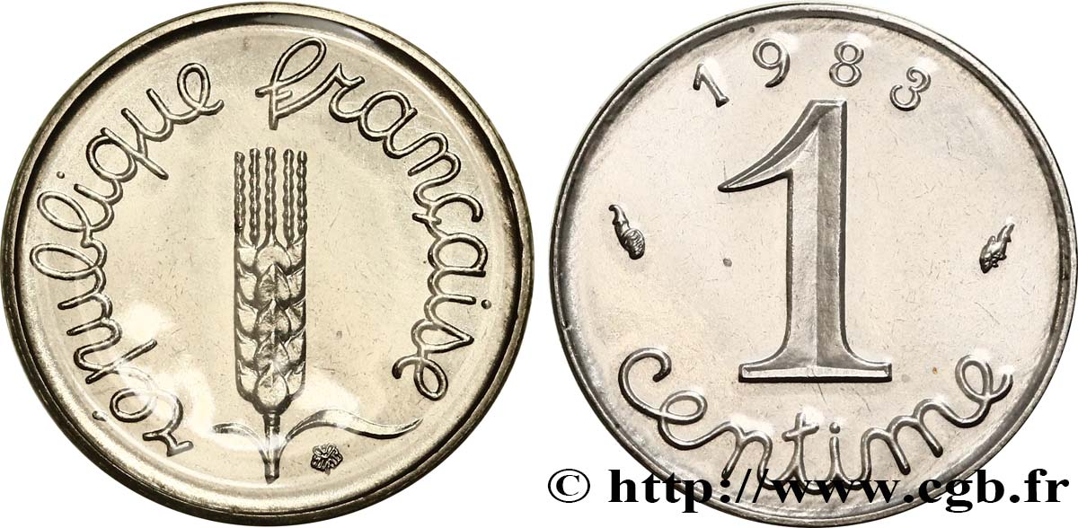 1 centime Épi 1983 Pessac F.106/40 FDC