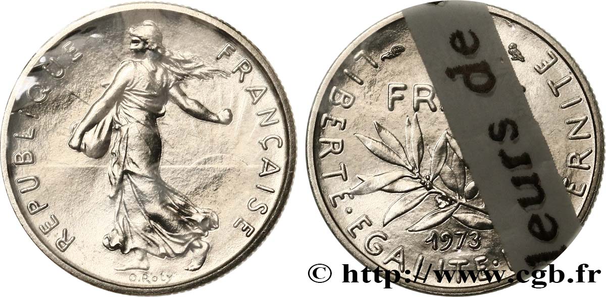 1/2 franc Semeuse 1973 Pessac F.198/12 FDC