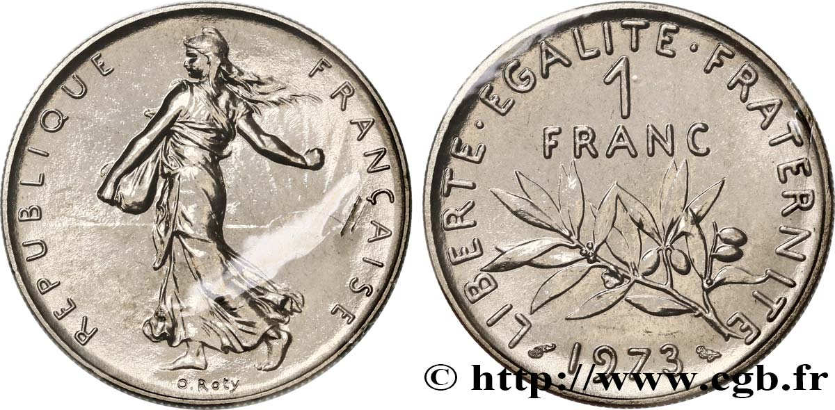 1 franc Semeuse, nickel 1973 Pessac F.226/18 FDC68