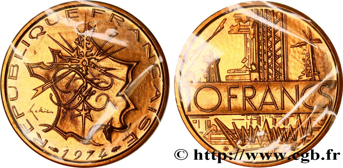 10 francs Mathieu 1974 Pessac F.365/2 MS