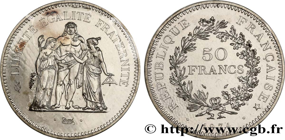 50 francs Hercule 1974 F.427/2 MS
